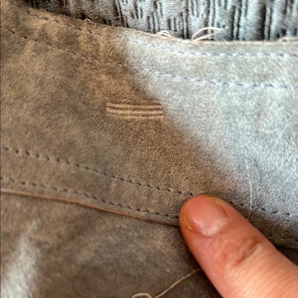 Guess sky blue suede skirt - Picture 6 of 11